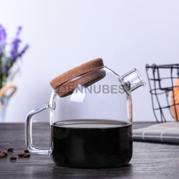 Jarra de Vidrio con Tapa de Corcho