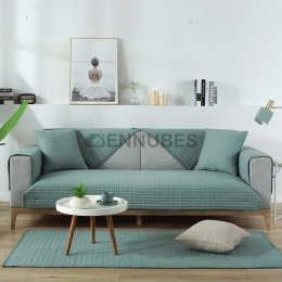 Cojín Escandinavo Minimalista de Color Sólido Antideslizante Lavable