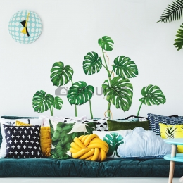 Calcomanía de Pared con Planta Verde