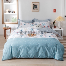 Funda Nórdica de 100% Algodón con Figura Mediterránea