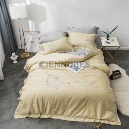 Funda Nórdica de 100% Algodón con Bordado Enredadera