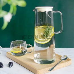 Tetera de Cristal Sencilla con Alta Resistencia a la Temperatura