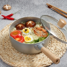 Sartén de Estilo Japonés con Mango Largo de Madera