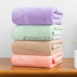 Toalla Creativa y Sencilla de Baño de Fibra Nueva Absorbente de Color Sólido