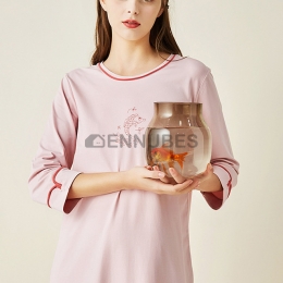 Pijamas Mujeres Camisón Verano Estampado Pez