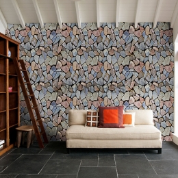 Papeles Pintados Autoadhesivos de Rocas Multicolores