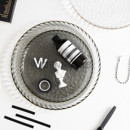 Bandejas de Fruta Vidrio de Estilo Moderno