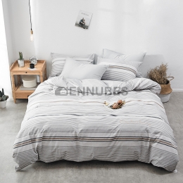 Funda Nórdica de 100% Algodón con Raya Creativa