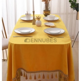 Mantel de Colgante de Borla de Terciopelo Moderno Nórdico