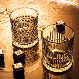 Vasos de Whisky Copa de Cristal Creatividad 2 Piezas Nórdico