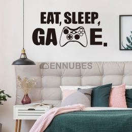 Adhesivos Negro de Pared de Juego