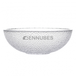 Ensaladera Vidrio Transparente de Forma Mate Simple