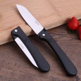 Cuchillo de Fruta Plegable de Acero Inoxidable Portátil de Cuchillas