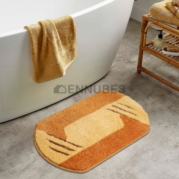 Alfombra Geométrica Ovalada Antideslizante