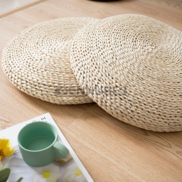 Cojín Grueso Universal Redondo Futón de Paja