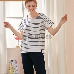 Pijamas Entero Mujeres Rayas Primavera