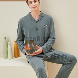 Pijamas Pareja Hombre Estampado Grulla