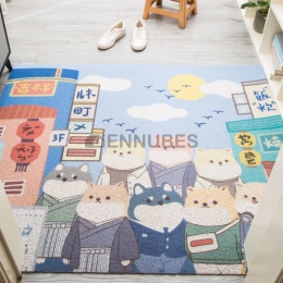 Alfombra Lavable Antideslizante de Tokio Perro de Dibujos Animados para Bebé