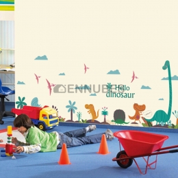 Adhesivos de Pared de Dibujos Animados Dinosaurio