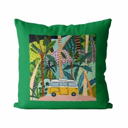 Cojín Estampado de Carro de Estilo Simplicidad Moderna