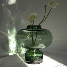 Florero Nórdico de Vidrio Transparente