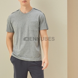 Pijamas Hombre Con Cuello Redondo Verano