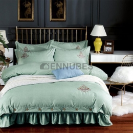 Fonda Nórdica de 100% Algodón con Emblema