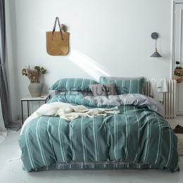 Funda Nórdica de 100% Algodón con Hoja Creativa