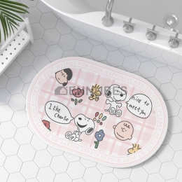 Alfombra Lavable Antideslizante de Snoopy Dibujos Animados para Bebé