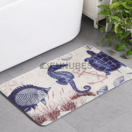 Alfombra Gruesa Baño de Franela