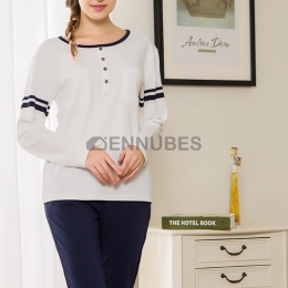 Pijamas Blanco Primavera Mujeres