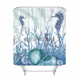 Cortinas de Baño de Vivos Marinos