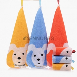 Toalla Cuadrada de Gasa de Algodón con Dibujos Animados