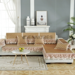 Funda de Sofá de Ratán Antideslizante para Todo el Verano