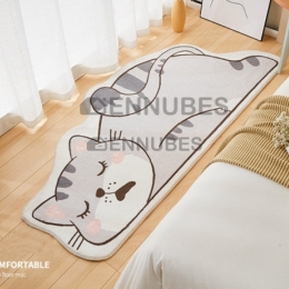 Alfombra Lavable Antideslizante de Gato para Bebé