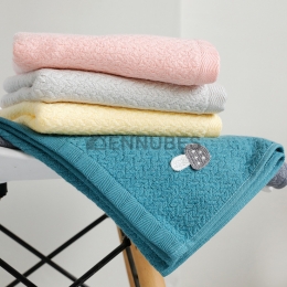 Toalla Divertida de Algodón Bordada con Dibujos Animados