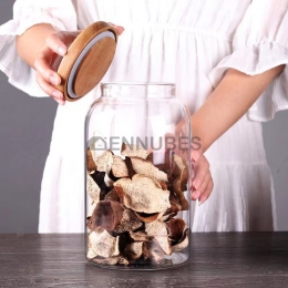 Tarro de Cristal con Cierre de Gran Capacidad en la Cocina