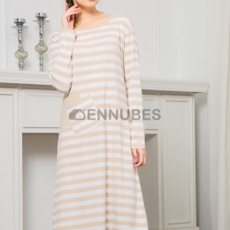 Pijamas Mujeres Raya Algodón Verano