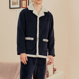 Pijamas Peluche Grueso Invierno Hombre