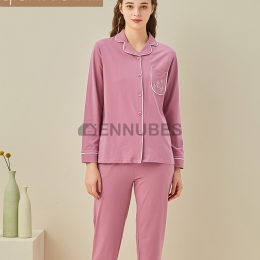 Pijamas Mujeres Camisero Traje