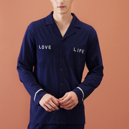 Pijamas Pareja Hombre Camisero Fibra