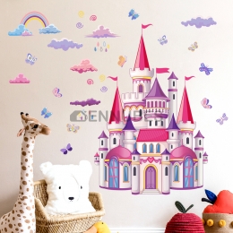 Pegatinas de Pared de Castillo Creativo de Fantasía