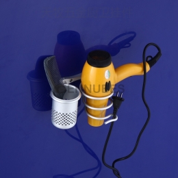 Soporte de Aluminio para Secador de Pelo en la Pared del Baño