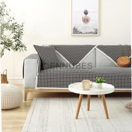 Funda Nueva de Sofá de Algodón y Lino de Estilo Escandinavo