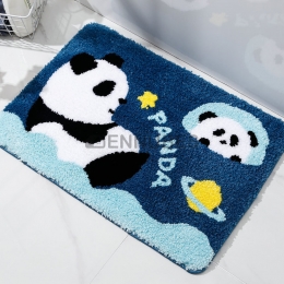 Alfombra Lavable Antideslizante de Panda para Bebés