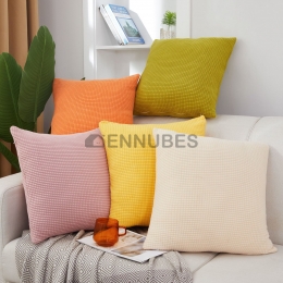 Cojín de Tela de Cuatro Estaciones en Color Sólido