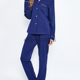 Pijamas Mujeres Botones Otoño