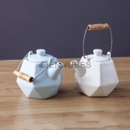 Creatividad Geometría Esmalte de Color Juego de Té Europeo