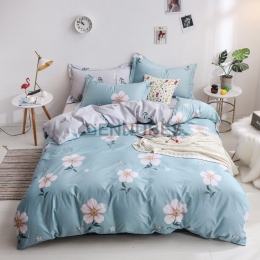 Funda Nórdica de 100% Algodón con Múlticolor Flor