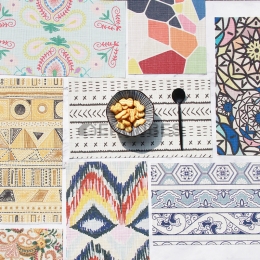 Mantel Individuales Bohemio PVC Rectangular